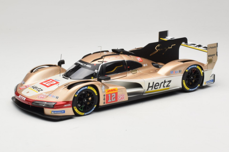 Porsche 963 LMDh #12 Hertz Team JOTA W. Stevens / C. Ilott Winner 6 Hours of Spa-Francorchamps 2024 Norev 1:18 187160 Metāls