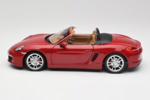 Porsche Boxster 981 S Guards Sarkans Minichamps 1:18 110062031 Metāls — attēls 4 no 8