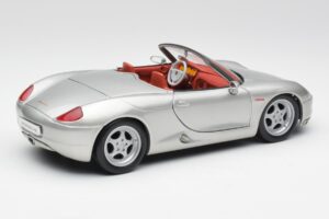 Porsche Boxster 986 Sudrabs Maisto 1:18 37800-M3 Metāls — attēls 3 no 8