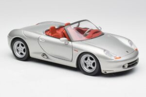 Porsche Boxster 986 Sudrabs Maisto 1:18 37800-M3 Metāls — attēls 6 no 8