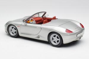 Porsche Boxster 986 Sudrabs Maisto 1:18 37800-M3 Metāls — attēls 7 no 8