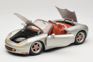 Porsche Boxster 986 Concept Sudrabs Maisto 1:18 50231 Metāls — attēls 2 no 8
