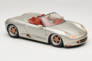 Porsche Boxster 986 Concept Sudrabs Maisto 1:18 50231 Metāls — attēls 6 no 8
