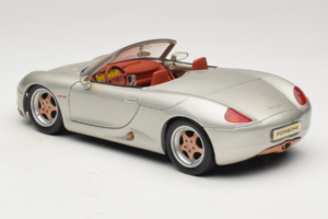Porsche Boxster 986 Concept Sudrabs Maisto 1:18 50231 Metāls — attēls 7 no 8