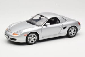 Porsche Boxster 986 Hard Top Sudrabs UT Models 1:18 27854 Metāls