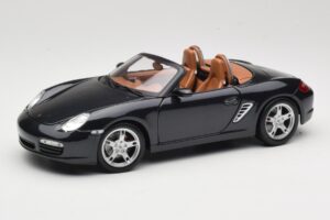 Porsche Boxster S 986 Zils Maisto 1:18 31123 Metāls