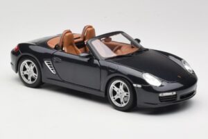 Porsche Boxster S 986 Zils Maisto 1:18 31123 Metāls — attēls 6 no 8