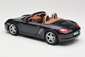 Porsche Boxster S 986 Zils Maisto 1:18 31123 Metāls — attēls 7 no 8