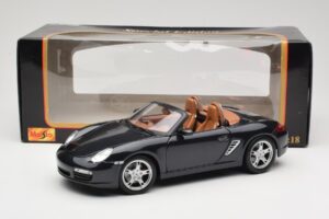 Porsche Boxster S 986 Zils Maisto 1:18 31123 Metāls — attēls 8 no 8