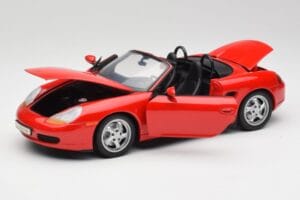Porsche Boxster S 986 Guards Sarkans UT Models 1:18 27861-M1 Metāls — attēls 2 no 8