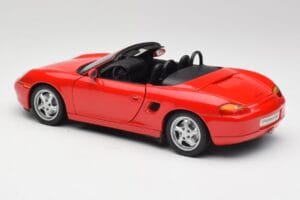 Porsche Boxster S 986 Guards Sarkans UT Models 1:18 27861-M1 Metāls — attēls 7 no 8