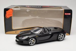 Porsche Carrera GT 980 Melns Maisto 1:18 36622 Metāls — attēls 8 no 8