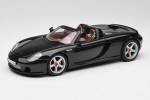 Porsche Carrera GT Melns Maisto 1:18 36665 Metāls