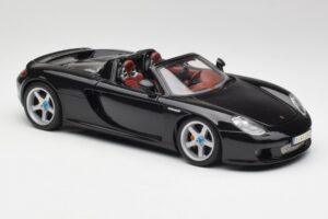 Porsche Carrera GT Melns Maisto 1:18 36665 Metāls — attēls 6 no 8