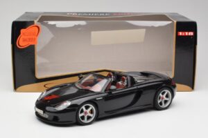 Porsche Carrera GT Melns Maisto 1:18 36665 Metāls — attēls 8 no 8