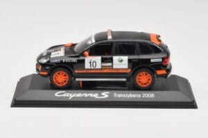 Porsche Cayenne 955 S Transsyberia #10 Melns Oranžs 2008 Minichamps 1:43 Porsche Cayenne 955 S Transsyberia #10 Melns Oranžs 2008 Minichamps 1:43 WAP02001819 Metāls