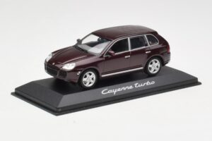 Porsche Cayenne 955 Turbo Tumši Sarkans Minichamps 1:43 WAPC2000113 Metāls — attēls 2 no 4