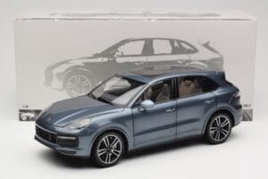 Porsche Cayenne 958 Turbo S Blue Metallic Minichamps 1:18 110066070 Metāls — attēls 8 no 8