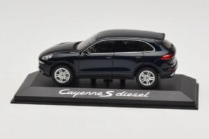 Porsche Cayenne 958 S Diesel Blue Metallic Minichamps 1:43 WAP0200080E Metāls