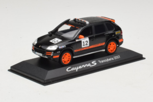 Porsche Cayenne S #12 Transsyberia 2007 Melns Oranžs Minichamps 1:43 WAP02000918 Metāls — attēls 2 no 5