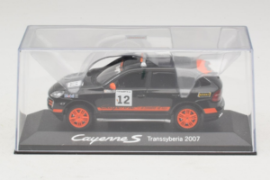 Porsche Cayenne S #12 Transsyberia 2007 Melns Oranžs Minichamps 1:43 WAP02000918 Metāls — attēls 4 no 5
