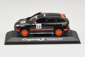 Porsche Cayenne S #12 Transsyberia 2007 Melns Oranžs Minichamps 1:43 WAP02000918 Metāls