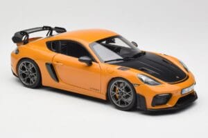 Porsche Cayman GT4 RS 982 Weissach Package Bahama Yellow Norev 1:18 187252 Metāls — attēls 6 no 8