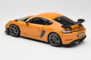 Porsche Cayman GT4 RS 982 Weissach Package Bahama Yellow Norev 1:18 187252 Metāls — attēls 7 no 8