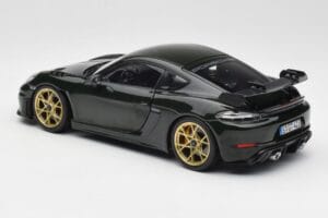 Porsche Cayman GT4 RS 982 Weissach Package Brewster Green Norev 1:18 187250 Metāls — attēls 7 no 8