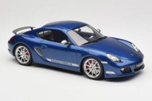 Porsche Cayman R 987.2 Aqua Blue Metallic GT Spirit 1:18 GT901 Sveķi — attēls 4 no 6