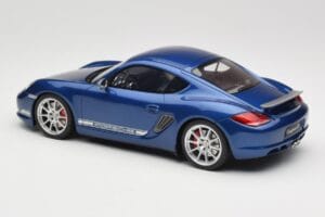 Porsche Cayman R 987.2 Aqua Blue Metallic GT Spirit 1:18 GT901 Sveķi — attēls 5 no 6