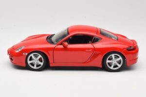 Porsche Cayman S 987.2 Sarkans Maisto 1:18 31122 Metāls — attēls 4 no 8