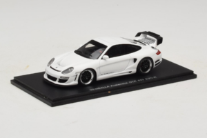 Porsche Gemballa Avalanche GTR 650 Evo 997 Balts Spark 1:43 S0719 Sveķi — attēls 2 no 4