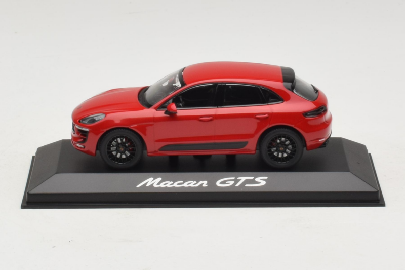 Porsche Macan 95B GTS Sarkans Minichamps 1:43 WAP0206030G Metāls