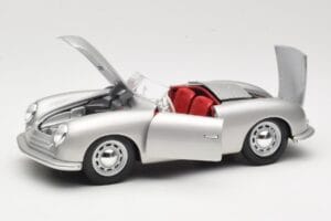 Porsche No. 1 Typ 356 Roadster Sudrabs Maisto 1:18 50324 Metāls — attēls 2 no 8
