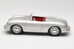 Porsche No. 1 Typ 356 Roadster Sudrabs Maisto 1:18 50324 Metāls — attēls 4 no 8