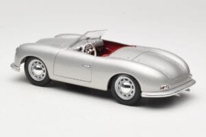 Porsche No. 1 Typ 356 Roadster Sudrabs Maisto 1:18 50324 Metāls — attēls 7 no 8