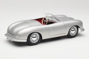 Porsche No. 1 356 Roadster Fish Sudrabs Maisto 1:18 31853 Metāls — attēls 3 no 8