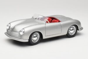 Porsche No. 1 356 Roadster Fish Sudrabs Maisto 1:18 31853 Metāls