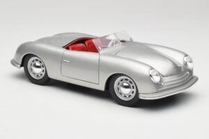 Porsche No. 1 356 Roadster Fish Sudrabs Maisto 1:18 31853 Metāls — attēls 6 no 8