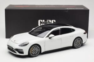 Porsche Panamera 971 Turbo S Balts Metallic Minichamps 1:18 113061074 Metāls — attēls 8 no 8