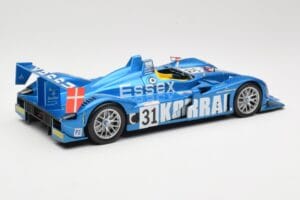Porsche RS Spyder LMP2 #31 Team Essex C. Elgaard / J. Nielsen / K. Poulsen 24 Hours of Le Mans 2008 Norev 1:18 187519 Metāls — attēls 2 no 6