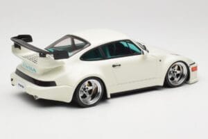 Porsche RWB 911 964 Flat Nose Grand Prix White GT Spirit 1:18 GT506 Sveķi — attēls 2 no 6