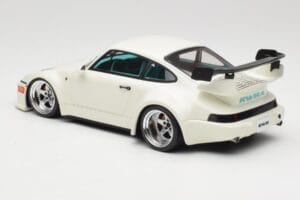 Porsche RWB 911 964 Flat Nose Grand Prix White GT Spirit 1:18 GT506 Sveķi — attēls 5 no 6