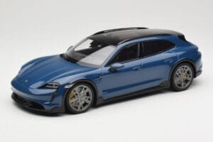 Porsche Taycan J1 Turbo S Cross Turismo Zils Minichamps 1:18 155069301 Metāls