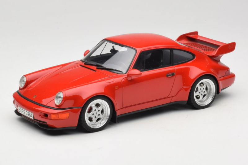 Porsche 911 964 Carrera RS 3.8 Sarkans GT Spirit 1:18 GT003CS Sveķi