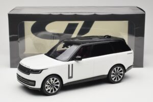 Land Rover Range Rover L460 P530 Autobiography Fuji White GT Spirit 1:18 GT533 Sveķi — attēls 6 no 6