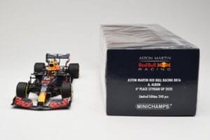 Red Bull Racing RB16 #23 A. Albon 4th Place Styrian GP 2020 Minichamps 1:18 110200223 Metāls — attēls 6 no 6