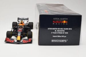Red Bull Racing RB16 #33 M. Verstappen 3rd Place Styrian GP 2020 Minichamps 1:18 110200233 Metāls — attēls 6 no 6