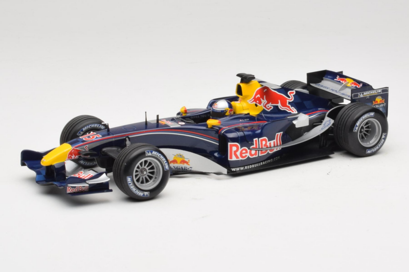 Red Bull RB1 Cosworth #15 C. Klien Red Bull Racing Showcar 2005 Minichamps 1:18 100050085 Metāls